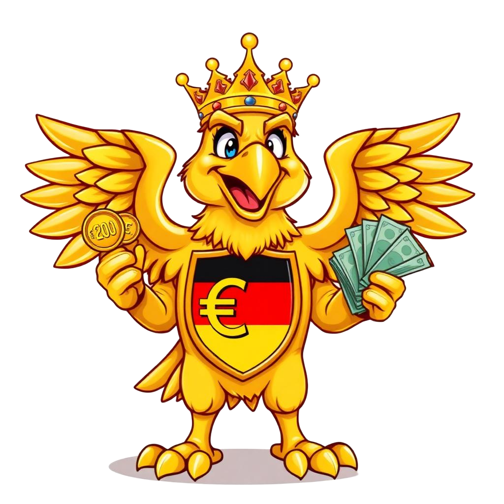 Scout mit Euromünzen