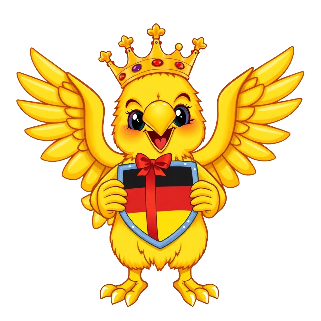 Scout mit Willkommensbanner