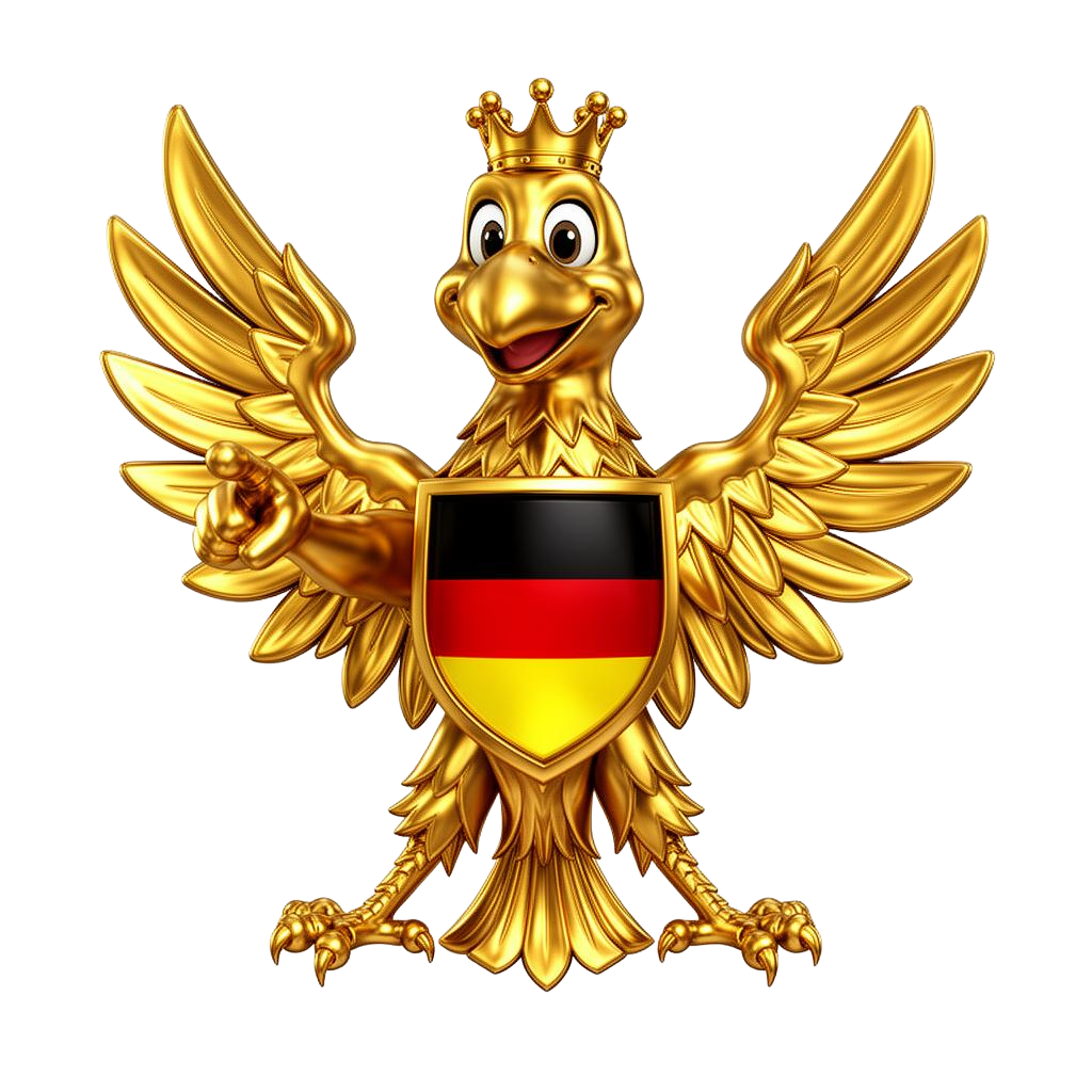 Scout Maskottchen zeigt